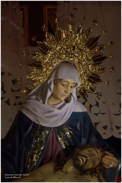 Detalle Virgen de la Piedad